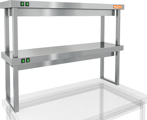 Полка тепловая двухъярусная HICOLD TP2-12/3