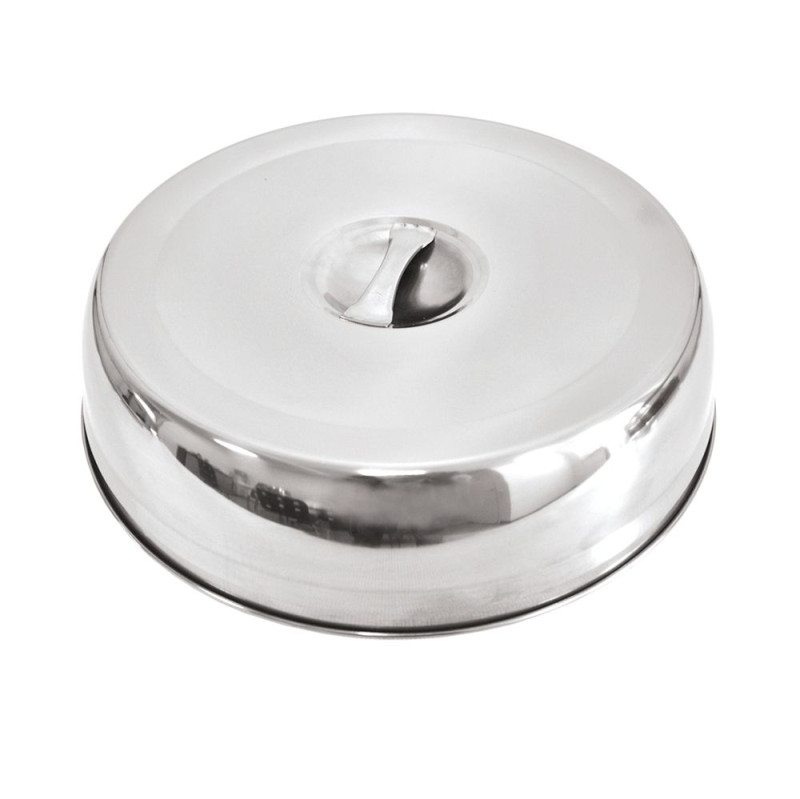 Крышка металлическая для горячих блюд, 26*6,3 см