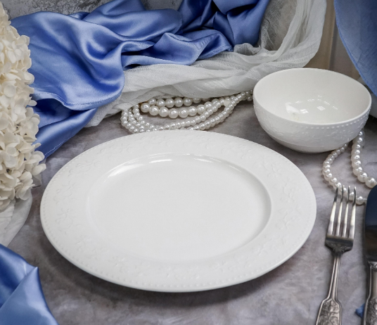 Тарелка мелкая d 28 см h 2,5 см, фарфор, Primavera