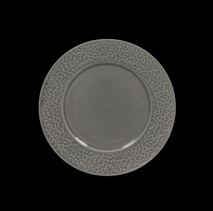 Тарелка мелкая с бортами 8,25" 210мм, серый "Corone Nori