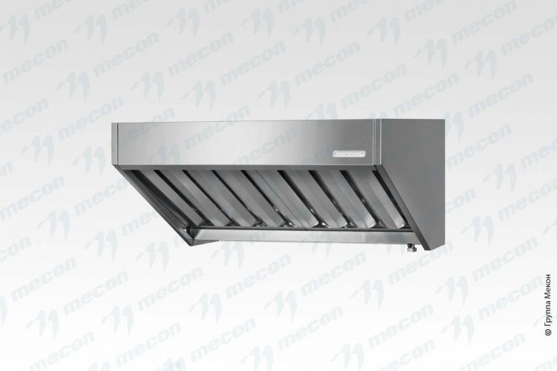 Зонт вытяжной открытый ЗВОн - 1500*700*400 "Norma Inox", пристенный