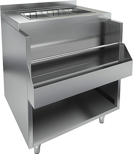 Барная станция с бортом HICOLD НБМВЛ-7/7Б