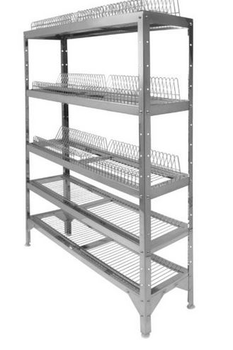 Стеллаж для сушки посуды HESSEN СТР-1,8×12/3+2 оц