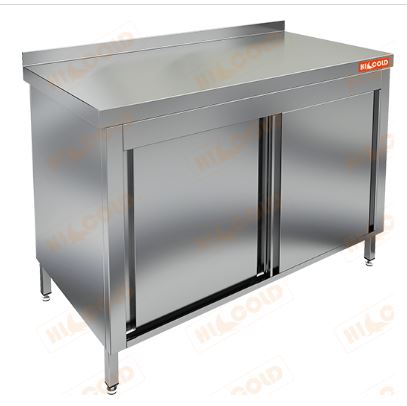 Стол производственный пристенный купе HICOLD НСЗК-15/7Б