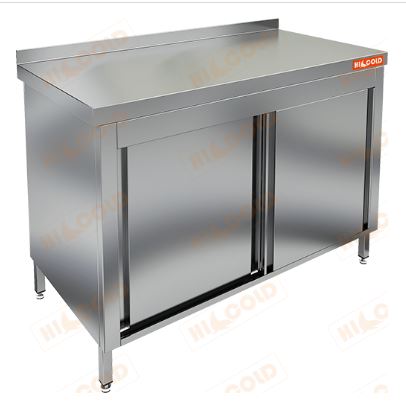 Стол производственный пристенный купе HICOLD НСЗК-12/7Б
