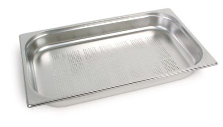 Гастроемкость 1/1 h=65 мм. 9 л. нерж. перфорир. d=6 мм. MGsteel /1/6/