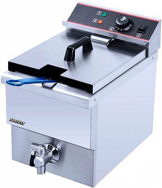 Фритюрница AIRHOT EF12 с краном