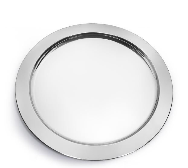 БЛЮДО круглое 16'' 400мм, нерж.[RGS-PJ102]