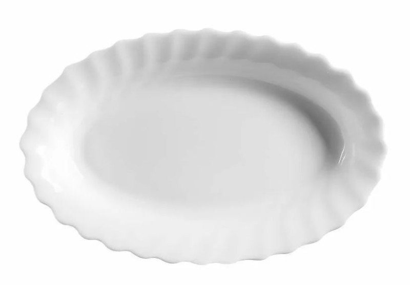 Блюдо овальное Luminarc Trianon 29*22 см, h 1,5 см, стеклокерамика, белый цвет, ARC