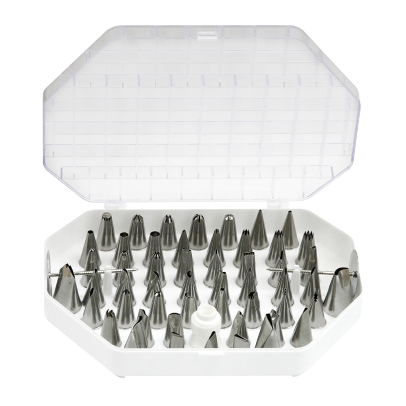 Комплект насадок кондитерских 52 шт [BOS 52]