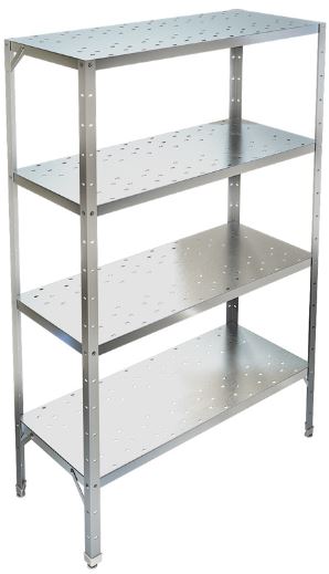 Стеллаж с перфорированными полками ТЕХНО-ТТ СТР-514/1506 краш