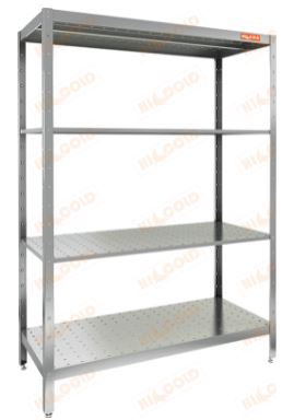 Стеллаж производственный кухонный перфорированный HICOLD НСК-9/7 П