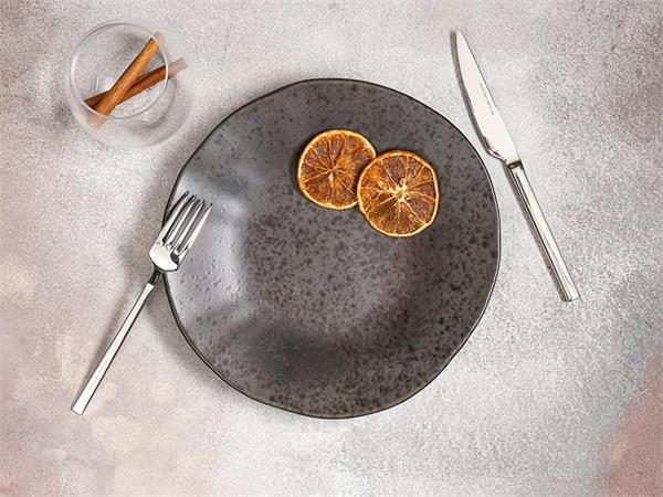 Тарелка d 22 см h 2,7 см, Stoneware Ironstone