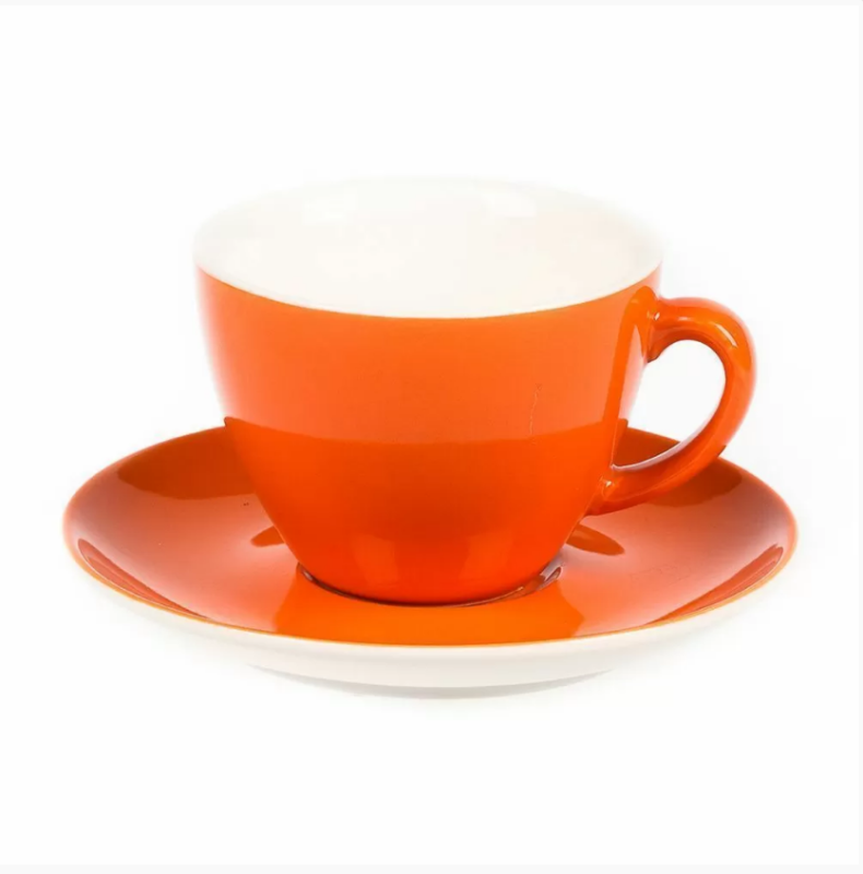 Чайная пара Barista (Бариста) 200 мл, оранжевый цвет, P.L. Proff Cuisine