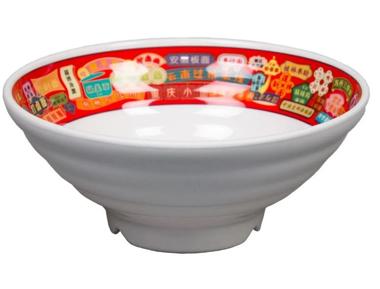 Салатник чашка для супа лапши 20*8.3см 1100 мл.меламин серия "Паназия" P.L.