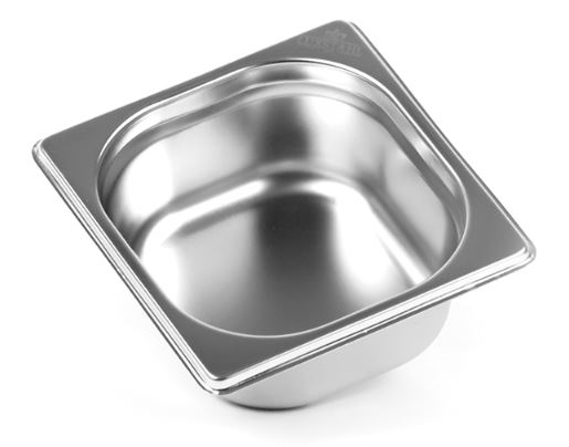 Гастроемкость Luxstahl из нержавеющей стали GN 1/6 176х164х65 мм 1 л [816-2]