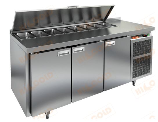 Стол охлаждаемый для салатов (саладетта) HICOLD SL1-111GN