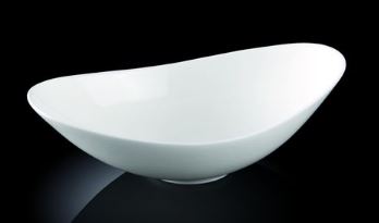 Салатник овальный 205*120 мм. 360 мл. h=46/62 мм. Wilmax /6/48/ 992391