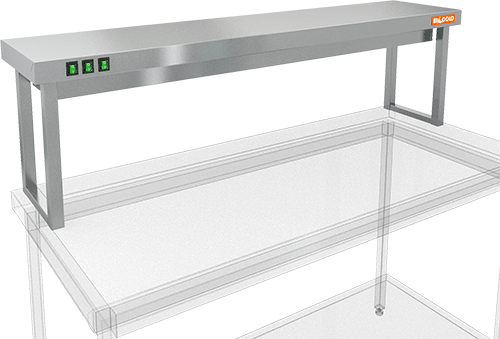 Полка тепловая одноярусная HICOLD TP1-14/3