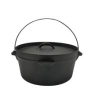 Казан(котелок) чугунный 8 литров, P.L.-ProffCuisine