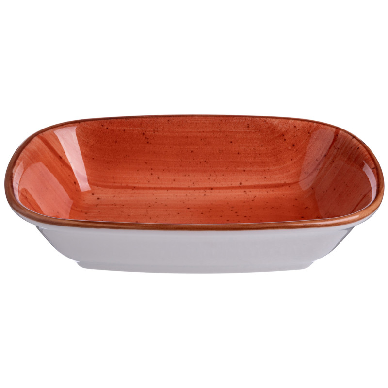 Салатник 170*115 мм. 275 мл. h=40 мм. касалетка Терракота, форма Гурмэ Bonna /1/12/1680/