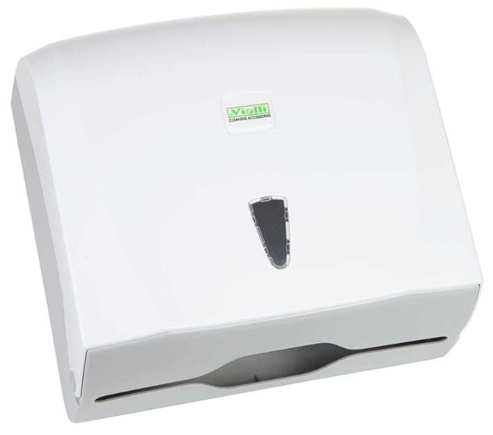 Диспенсер для листовых полотенец Z/V, бело-серый [К40]