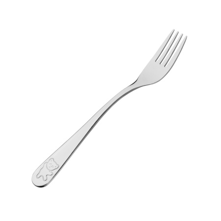 Вилка столовая детская Тедди 18/0 2,5 мм 16,5 см. MGsteel