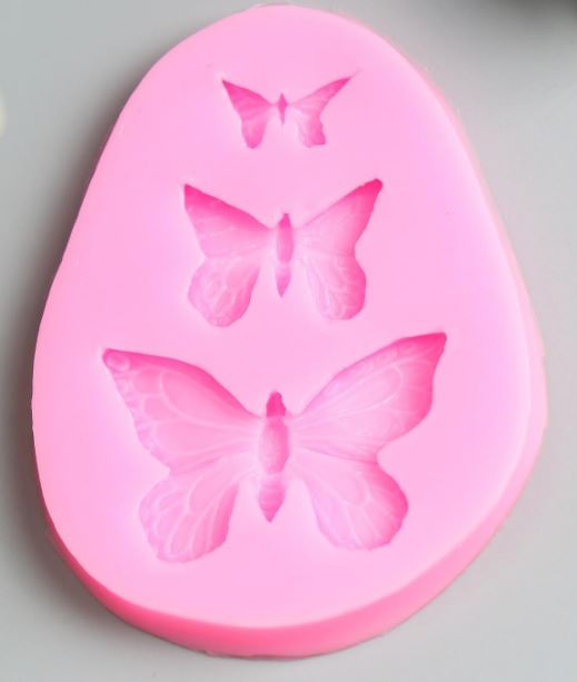 Молд силиконовый «Бабочки» 0.8×7×5.5 см