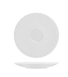 Блюдце d=16,5*2 см,к чашке (арт.81222588),серия "Frost White Moon", P.L. - Proff Cuisine
