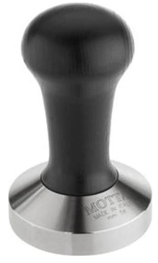 Темпер из нержавеющей стали плоский черный d=57мм Motta