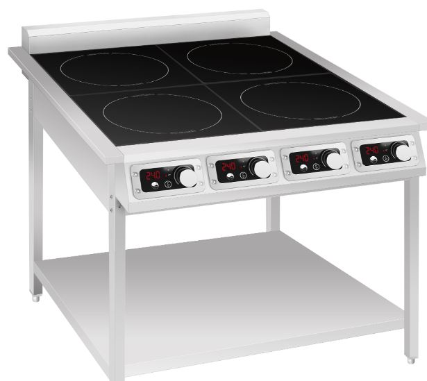 Плита индукционная Indokor IN3500-4PRO четырехконфорочная на подставке