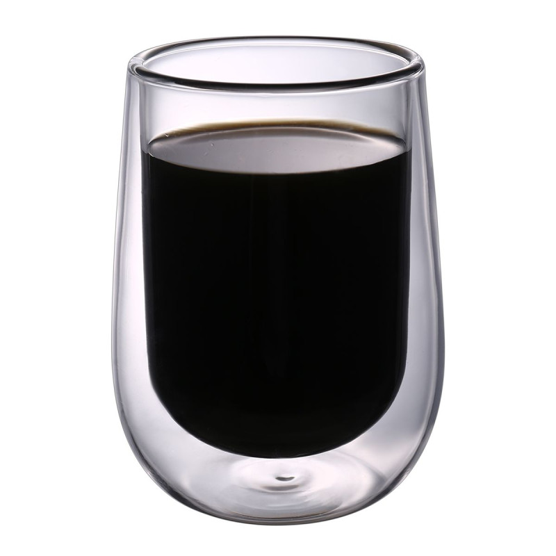 Набор кружек 2шт. 230мл.,термостойкое стекло, двойные стенки