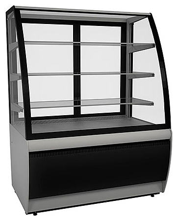 Витрина кондитерская CARBOMA K70 VV 1,3-1 Standard (ВХСв-1,3д CARBOMA Люкс Техно) 9006-9005