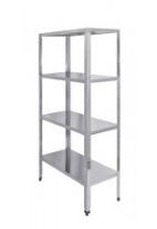 Стеллаж кухонный Luxstahl СР-1800х600х300/4 нерж