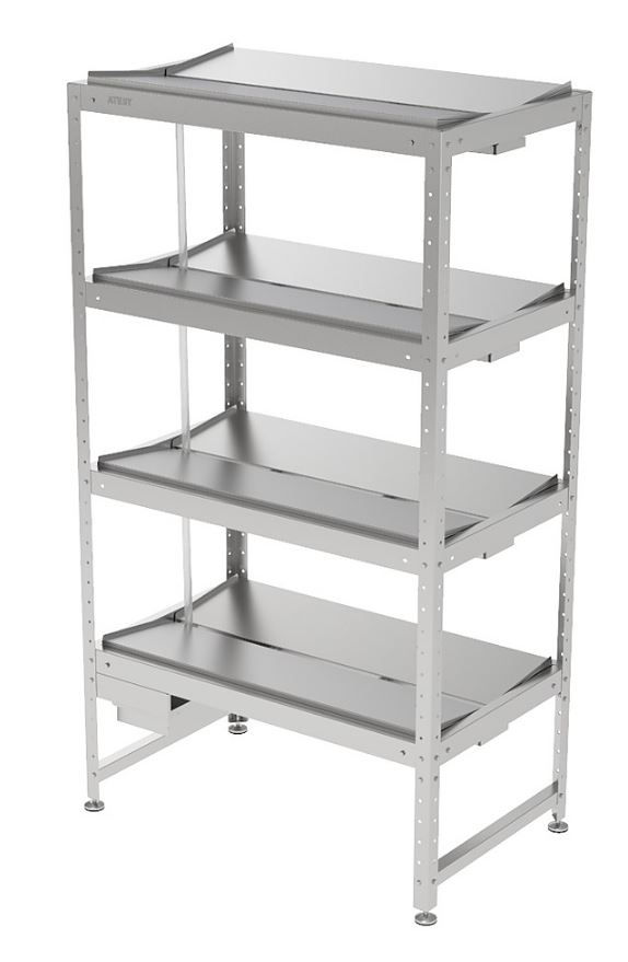 Стеллаж для дефростации мяса ATESY СТДФ-С-1000.600.1800-02-Н