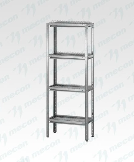 Стеллаж для сушки посуды ССПн - 800*300*1600 "Norma Inox" (сетки "тарелки" - 4 шт.)