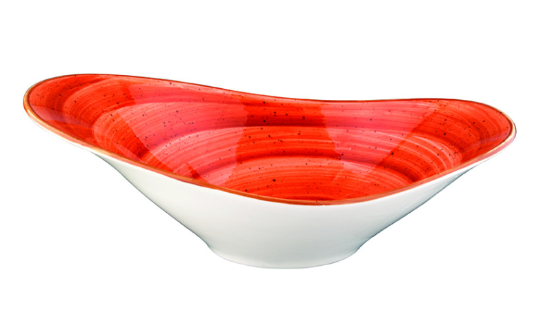 Соусник 45 мл. 100*75 мм. h=32 мм. овальный Терракота Bonna /1/24/3648/