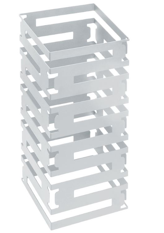 Подставка-куб фуршетная 200х200х450 мм серебро Luxstahl