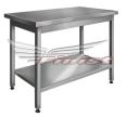 Стол СПЛ Finist, борт, оц , полка сплошная из нерж.стали 700х600х850мм