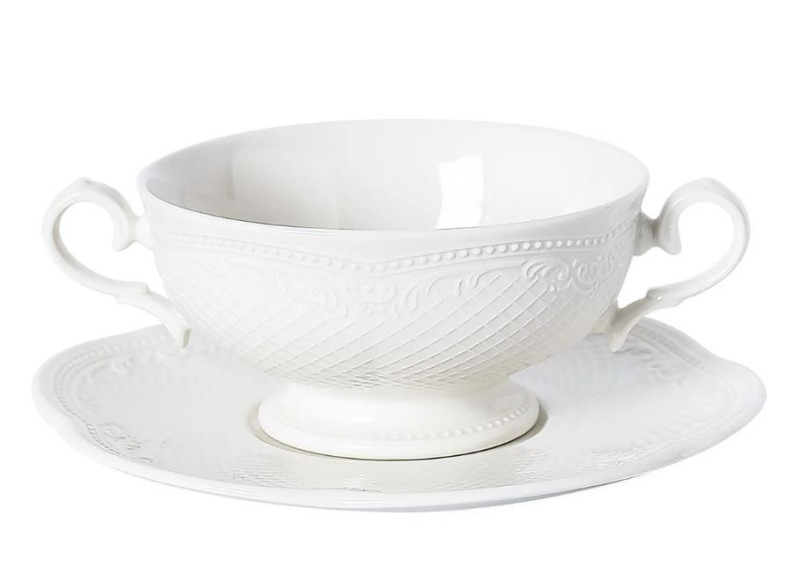 Бульонная пара 280 мл, фарфор, Aristocrat, Noble