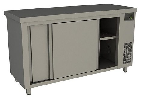 Стол тепловой купе RESTOINOX Т-СПСЗК-15/6 + колеса (ктр-4/100)