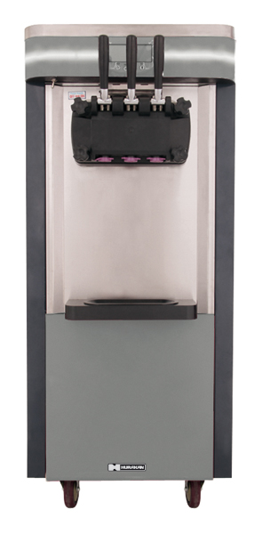 Фризер для мягкого мороженого HURAKAN HKN-BQ66FPS напольный с ночным режимом