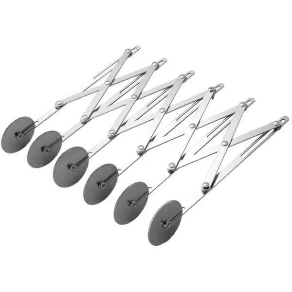 Нож роликовый д/теста 6 лезвий сталь нерж.; D=24,H=4.8см; металлич.