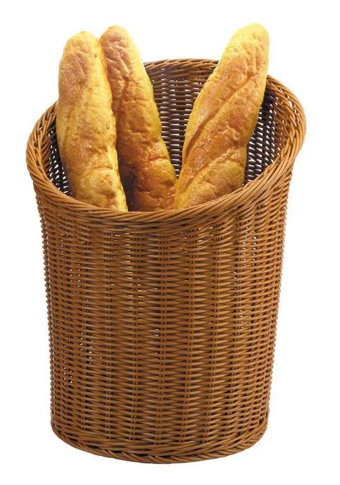 Подставка для выкладки багета плетеная 32*28*42 см бежевая, ротанг, P.L. Proff Cuisine