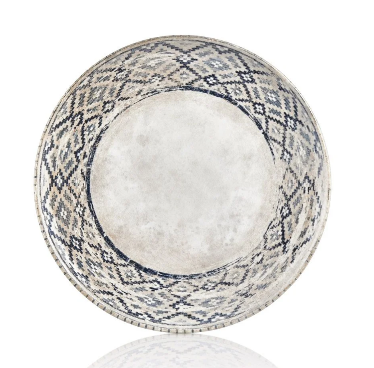 Тарелка классическая d=23 cм,фарфор,серия "Rug", By Bone