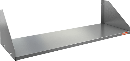 Полка нержавеющая настенная сплошная HICOLD НПС-10/3