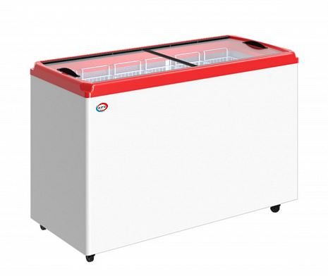 Ларь морозильный Eletto ЛВН 400 П (СF 400 FE) 4корзины (серый)