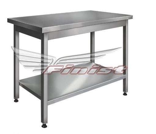 Стол СПЛ FINIST, борт, полка сплошная из нерж.стали 900х600х850мм