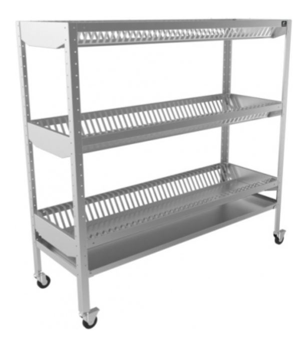 Стеллаж кухонный для подносов KOBOR СДПК-100/53/430