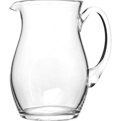 Кувшин; стекло; 1л; D=135, H=175, L=153, B=4мм; прозр.